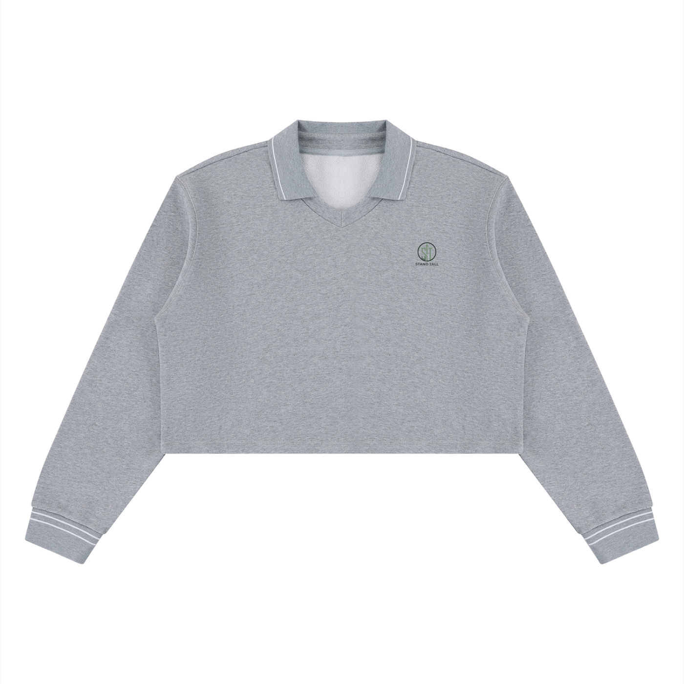 Women’s Crop Collared Sweatshirt