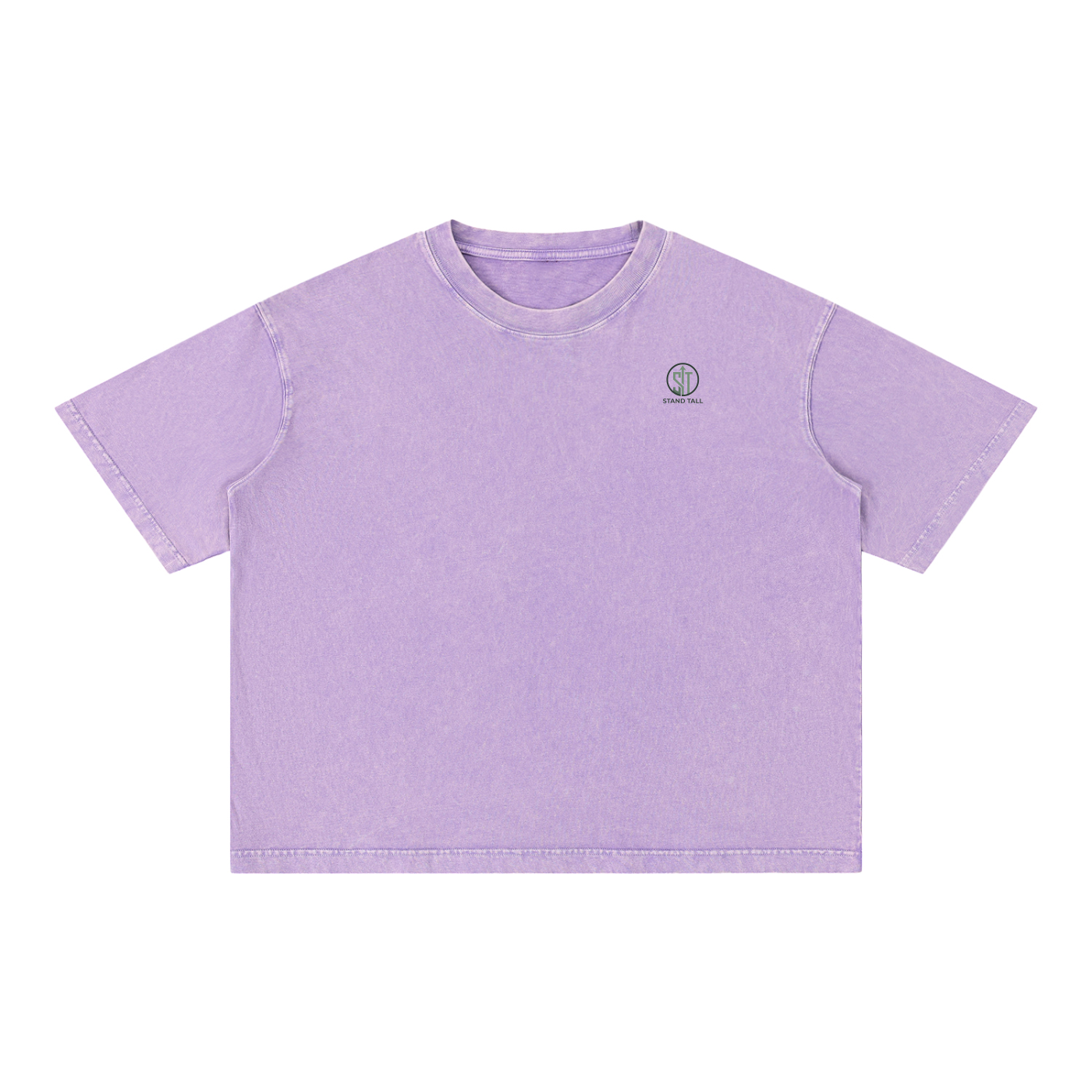 Mineral Wash Boxy Cotton T-Shirt
