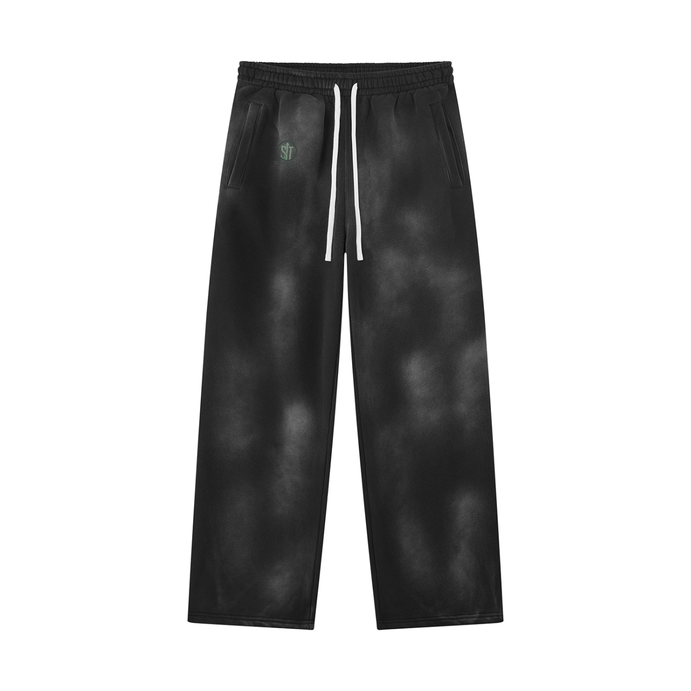Unisex Sunfade Wide Leg Fleece Sweatpants
