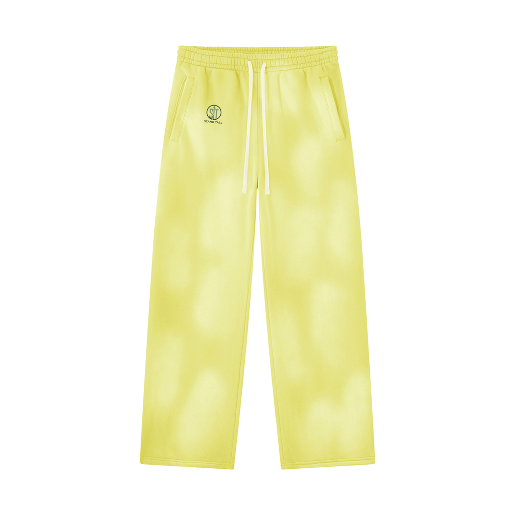 Unisex Sunfade Wide Leg Fleece Sweatpants