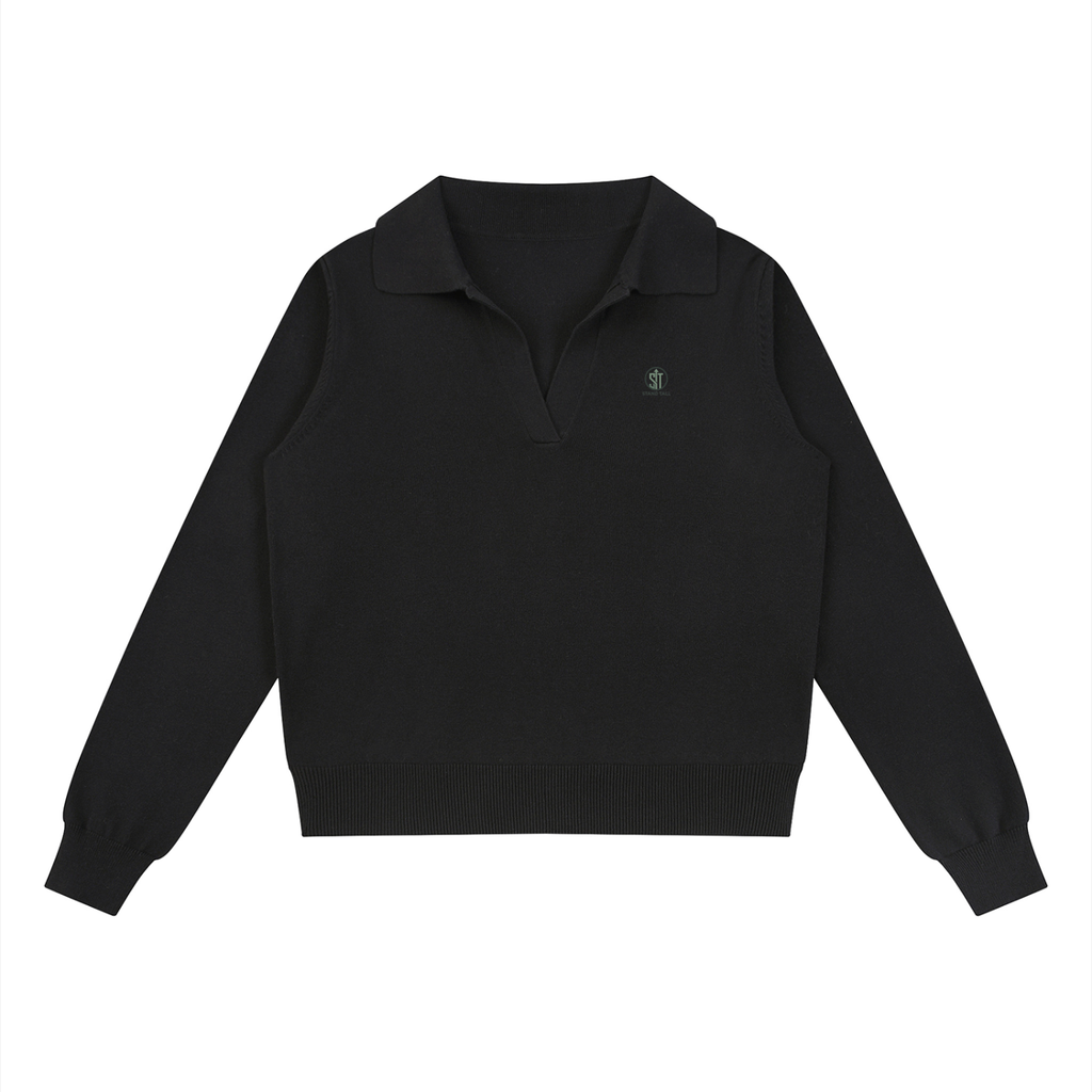 Women’s Collared Pullover Knit Sweater