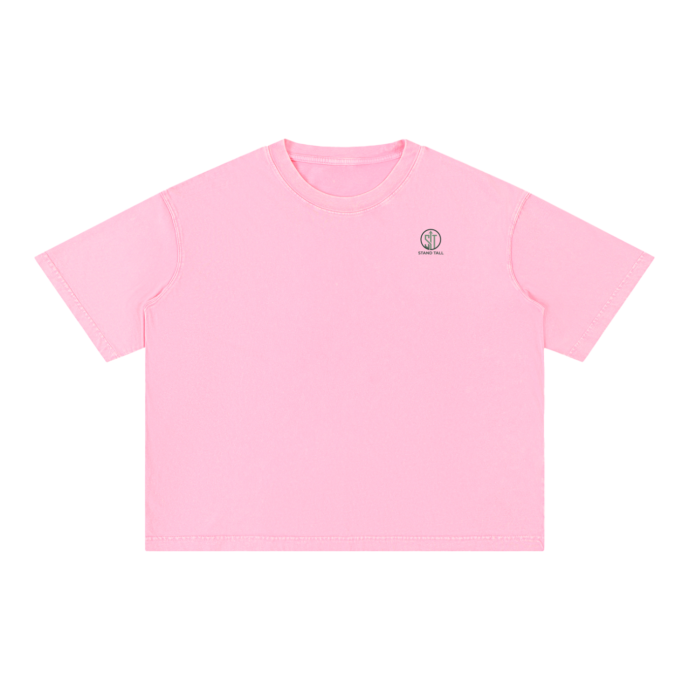 Mineral Wash Boxy Cotton T-Shirt