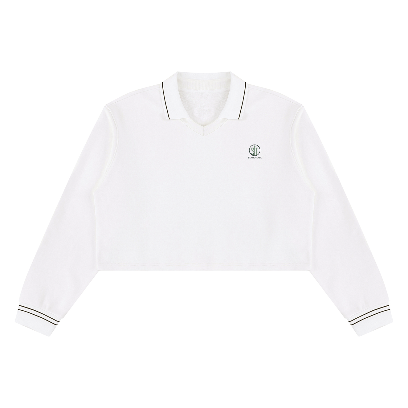 Women’s Crop Collared Sweatshirt