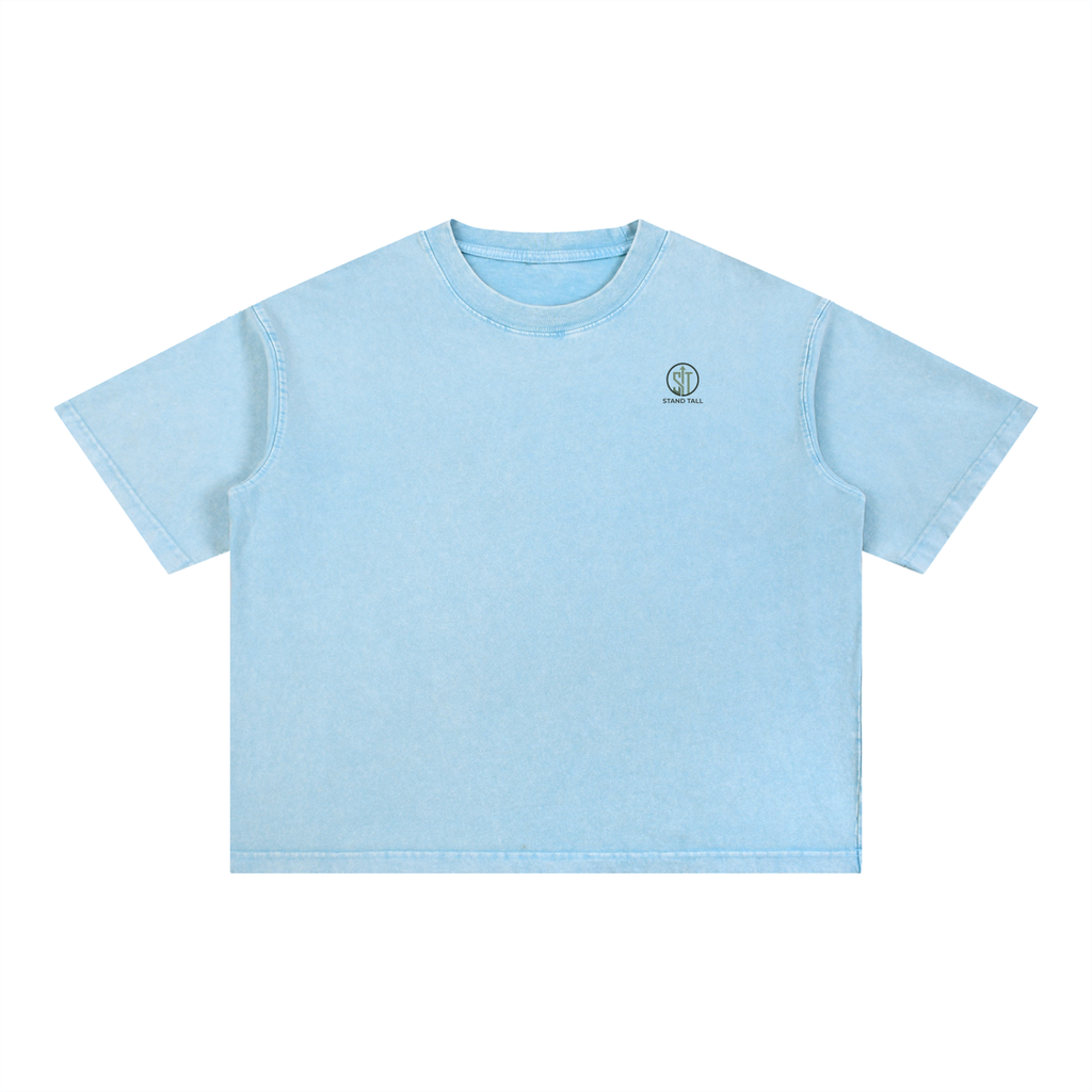 Mineral Wash Boxy Cotton T-Shirt