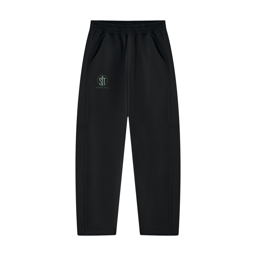 Unisex Tapered Straight Hem Sweatpants